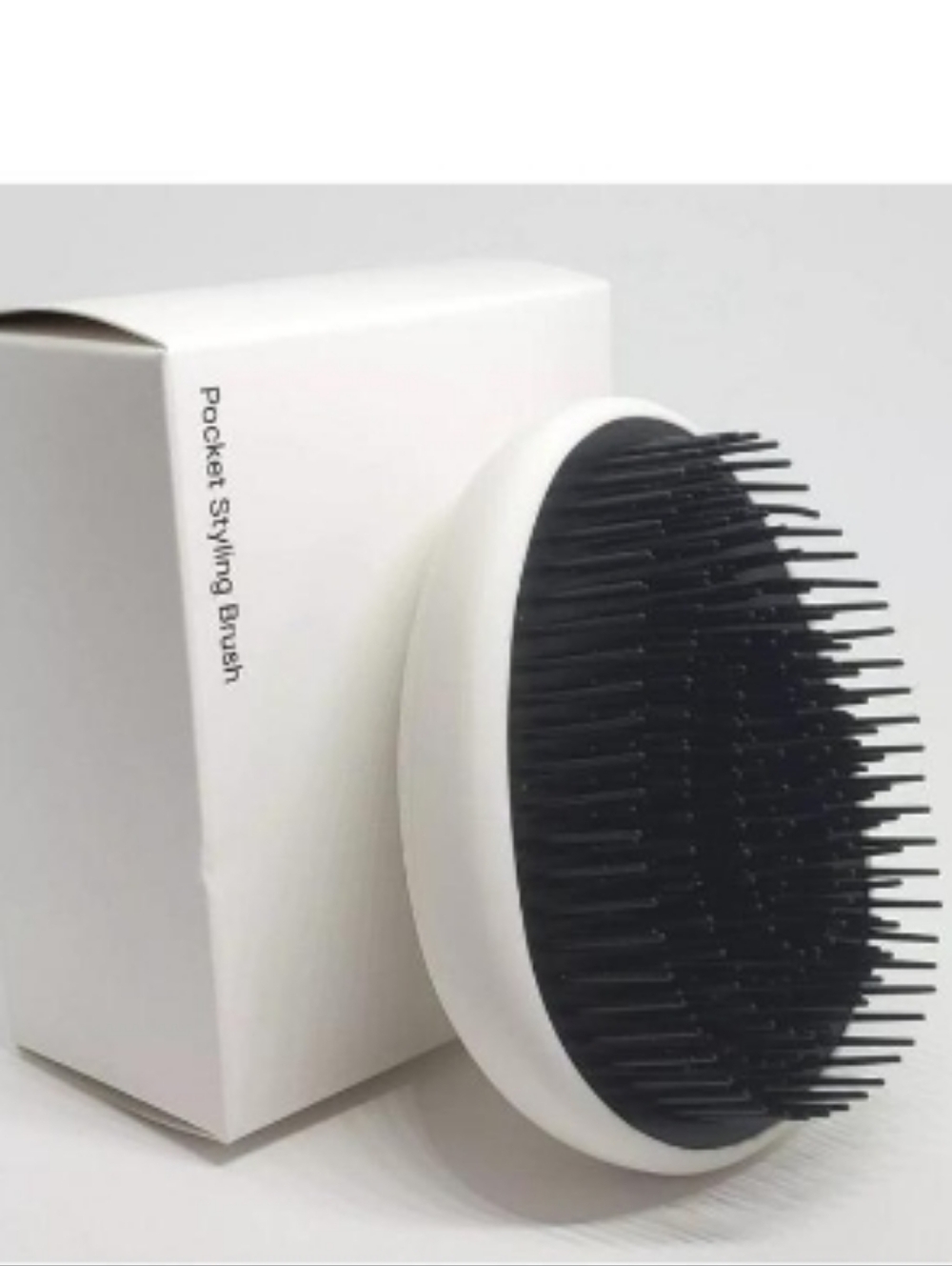 SpoiledChild-Scalp Massage & Compact Detangling Hair Brush - 🖤🤍